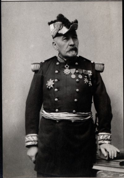 Porträt von Jacques Charles Duchesne (1837-1918), französischer General von French Photographer